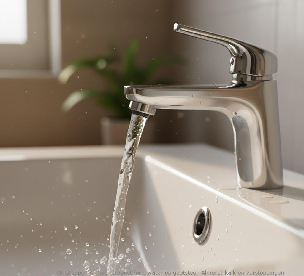Impact hard water op gootsteen Almere: kalk en verstoppingen
