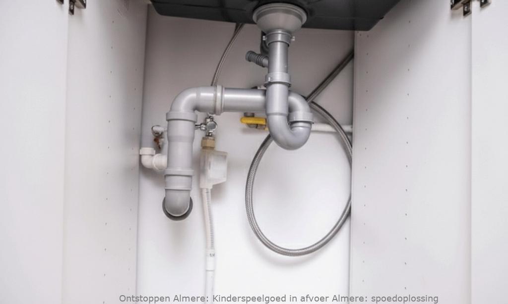 Kinderspeelgoed in afvoer Almere: spoedoplossing