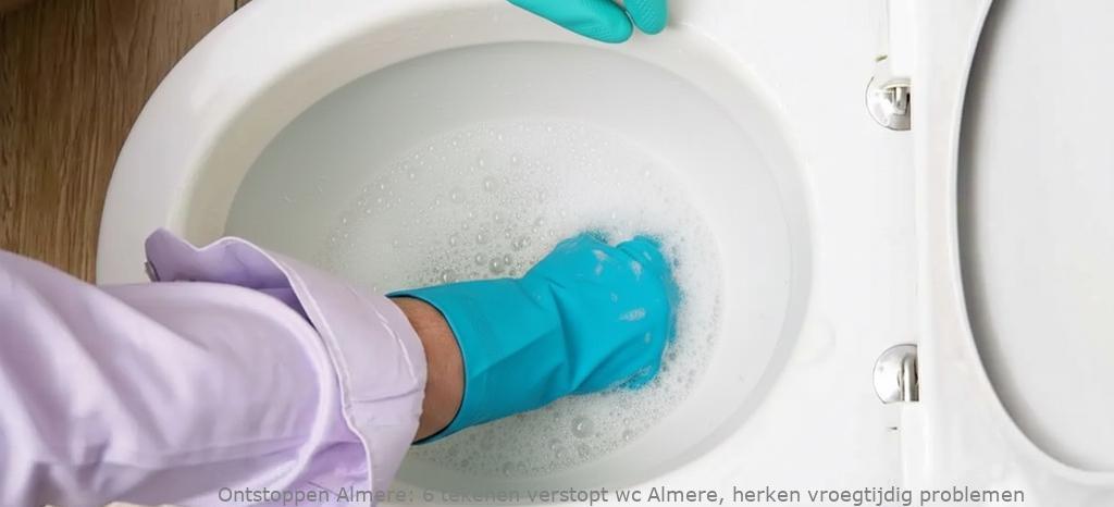 6 tekenen verstopt wc Almere, herken vroegtijdig problemen