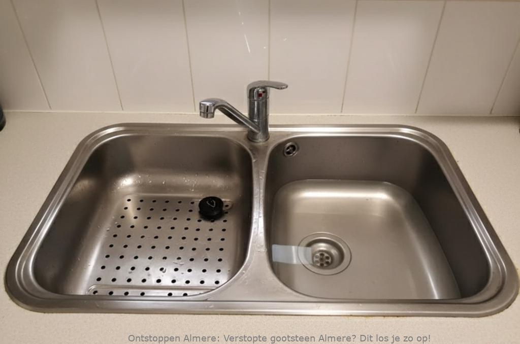 Verstopte gootsteen Almere? Dit los je zo op!